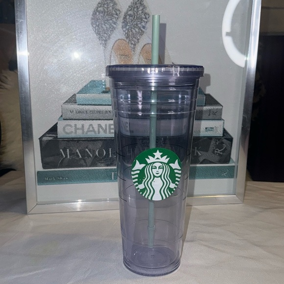 Starbucks bundle- Blue Travel Mug Tumbler & Tumbler Venti Cold Cup w/Straw GUC - Picture 7 of 7
